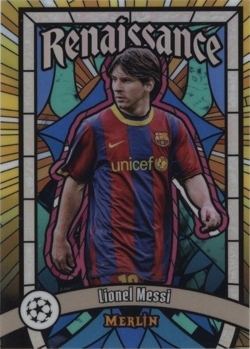 Lionel Messi 2024/25 Renaissance R-10 exact card photograph